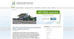 Desktop Screenshot of indianainsurancehealth.com